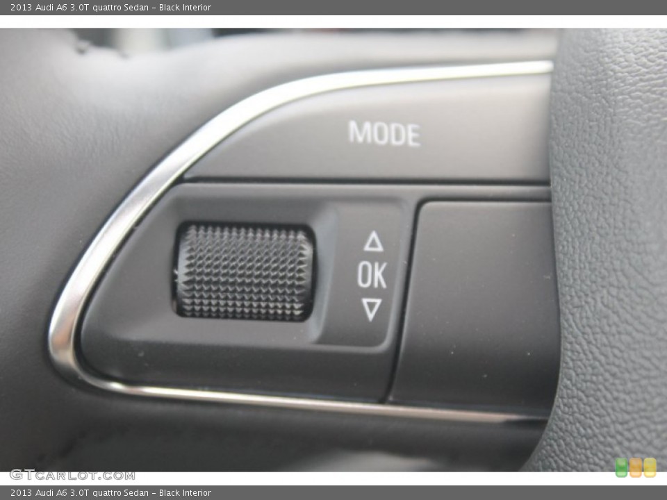 Black Interior Controls for the 2013 Audi A6 3.0T quattro Sedan #82625202