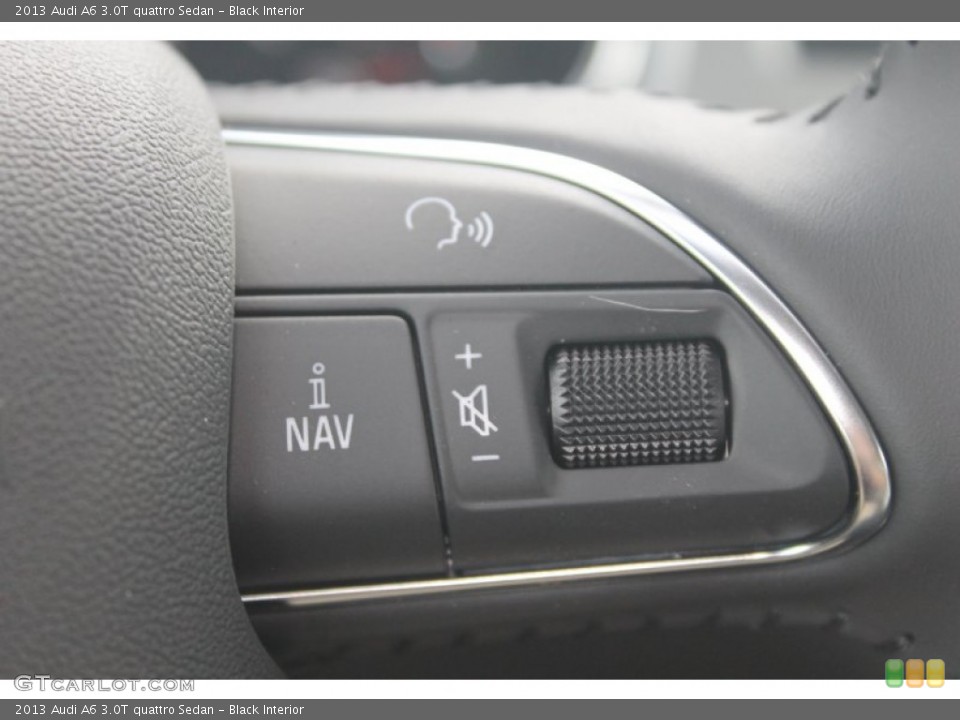 Black Interior Controls for the 2013 Audi A6 3.0T quattro Sedan #82625226