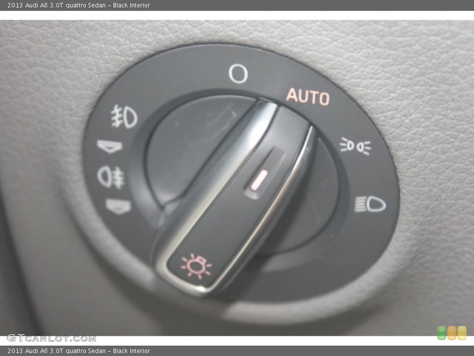 Black Interior Controls for the 2013 Audi A6 3.0T quattro Sedan #82625277