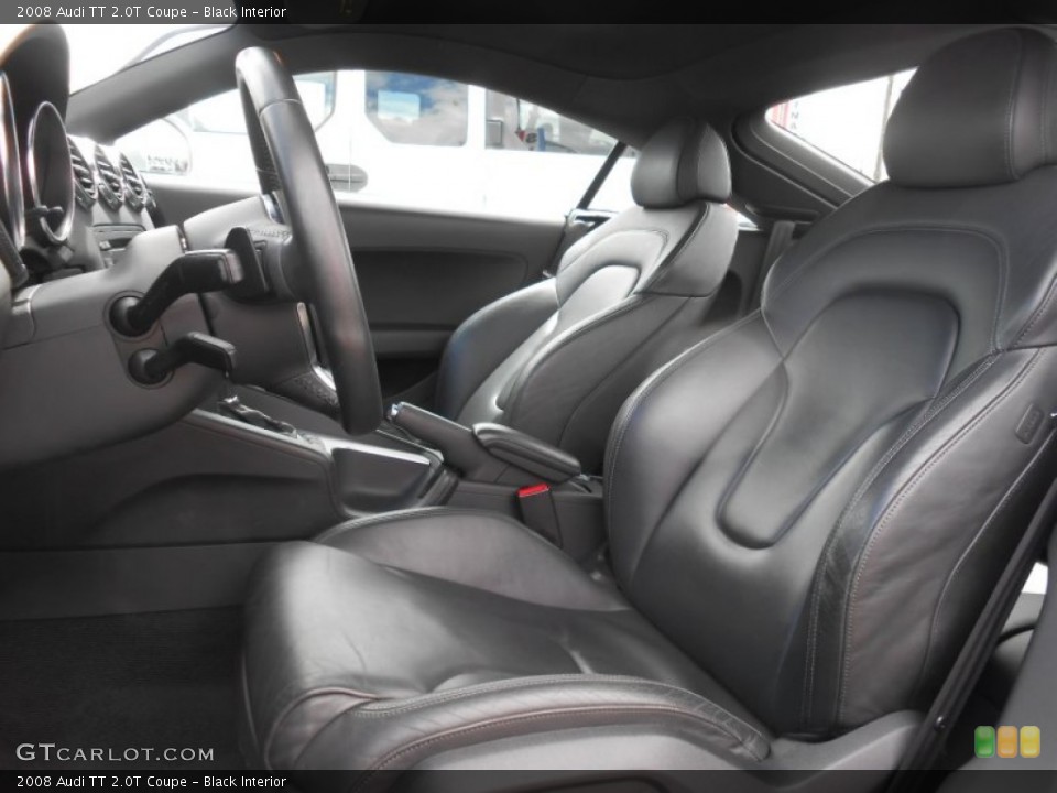 Black Interior Front Seat for the 2008 Audi TT 2.0T Coupe #82627510