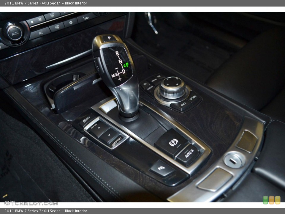 Black Interior Transmission for the 2011 BMW 7 Series 740Li Sedan #82627616