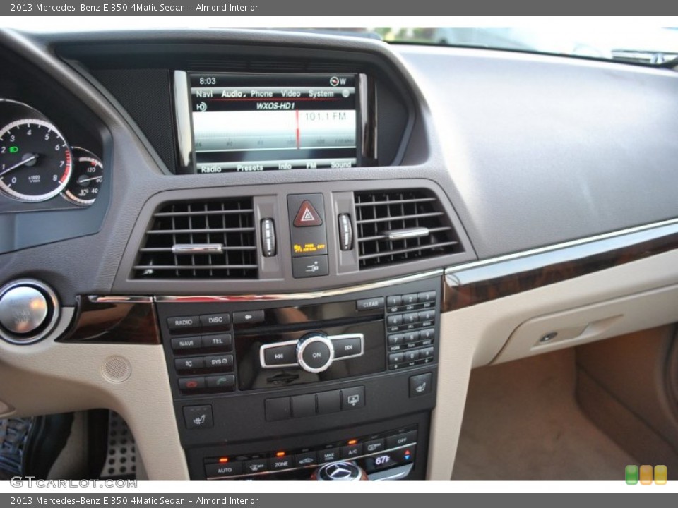 Almond Interior Controls for the 2013 Mercedes-Benz E 350 4Matic Sedan #82628153