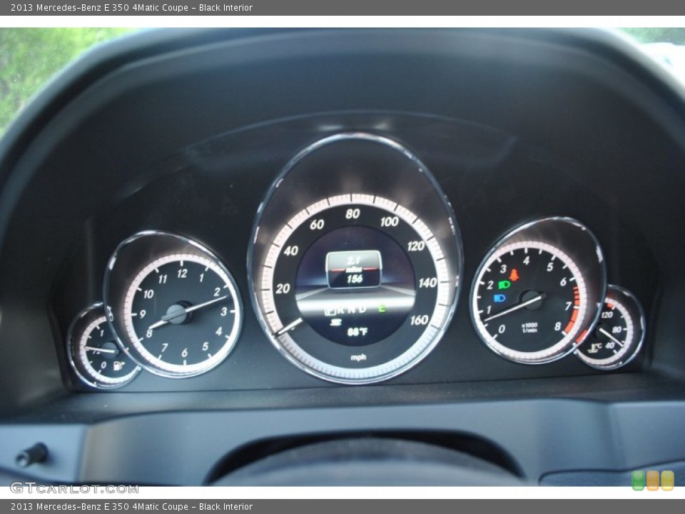 Black Interior Gauges for the 2013 Mercedes-Benz E 350 4Matic Coupe #82628378