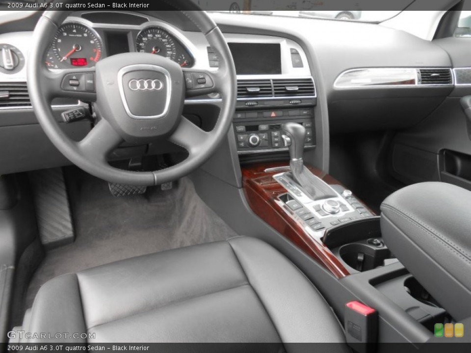 Black Interior Dashboard for the 2009 Audi A6 3.0T quattro Sedan #82628567