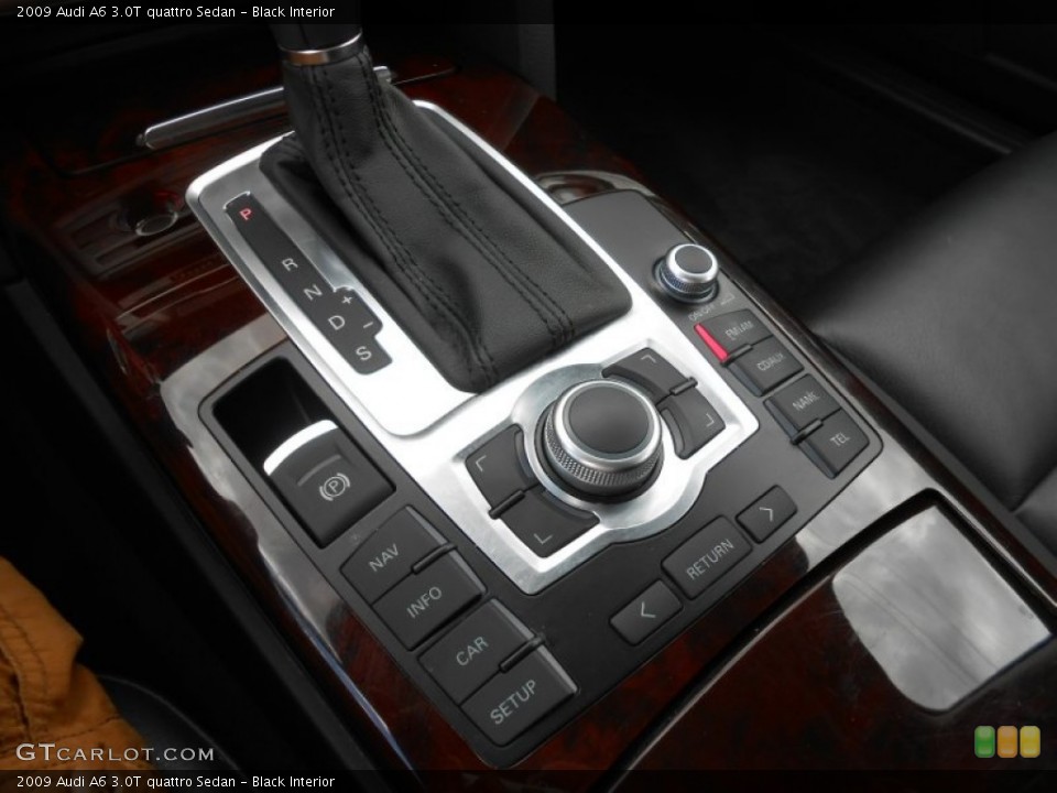 Black Interior Controls for the 2009 Audi A6 3.0T quattro Sedan #82628831