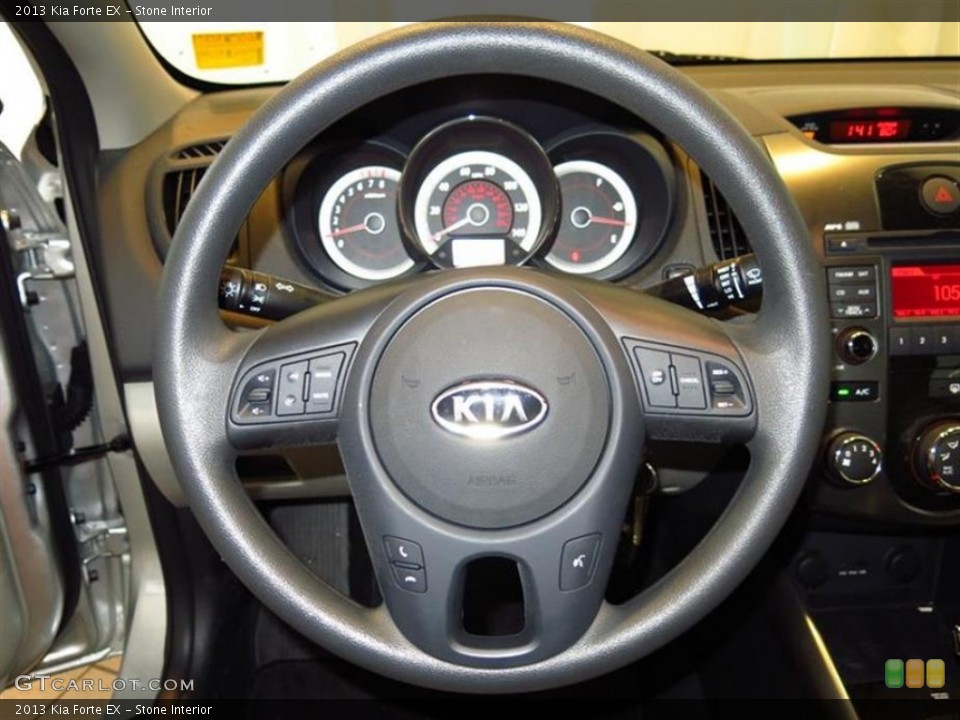 Stone Interior Steering Wheel for the 2013 Kia Forte EX #82632806