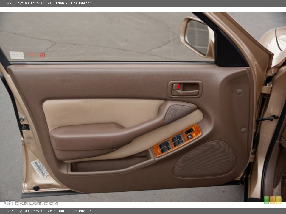 Beige Interior Door Panel for the 1995 Toyota Camry XLE V6 Sedan #82634124