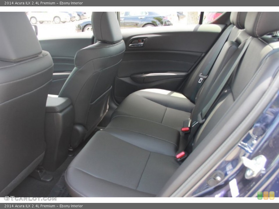 Ebony Interior Rear Seat for the 2014 Acura ILX 2.4L Premium #82635368
