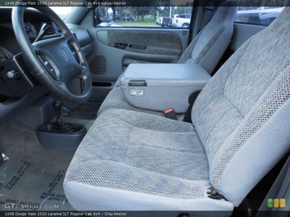 Gray Interior Front Seat for the 1998 Dodge Ram 1500 Laramie SLT Regular Cab 4x4 #82636259