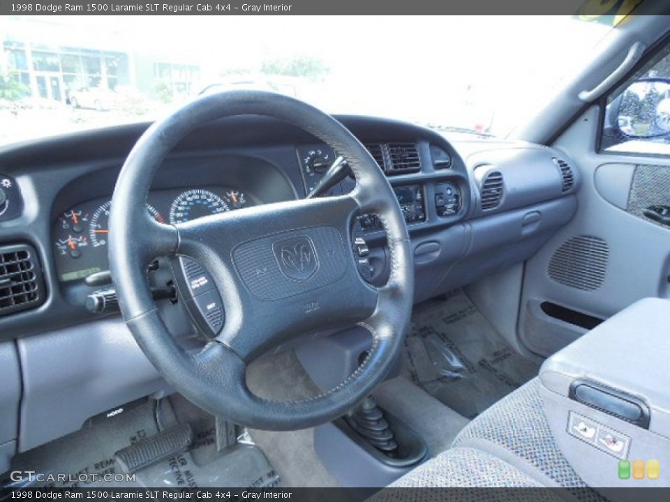 Gray Interior Dashboard for the 1998 Dodge Ram 1500 Laramie SLT Regular Cab 4x4 #82636271