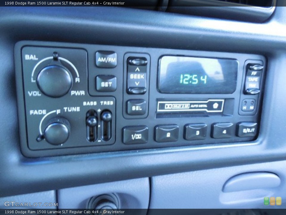 Gray Interior Audio System for the 1998 Dodge Ram 1500 Laramie SLT Regular Cab 4x4 #82636517