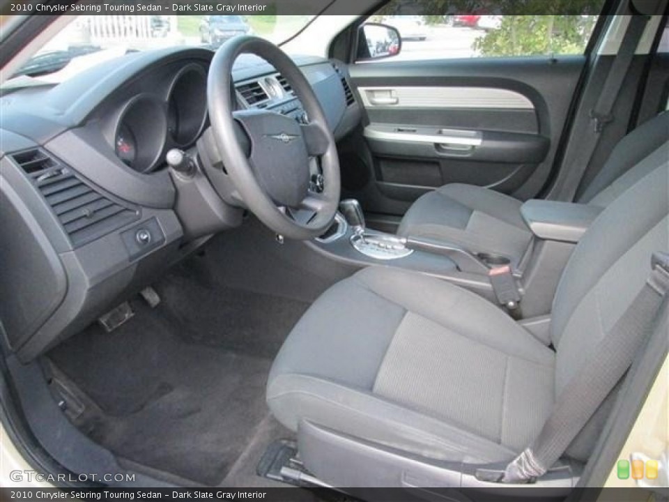 Dark Slate Gray Interior Photo for the 2010 Chrysler Sebring Touring Sedan #82637801