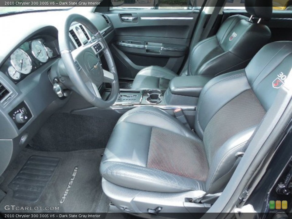 Dark Slate Gray Interior Front Seat for the 2010 Chrysler 300 300S V6 #82637951