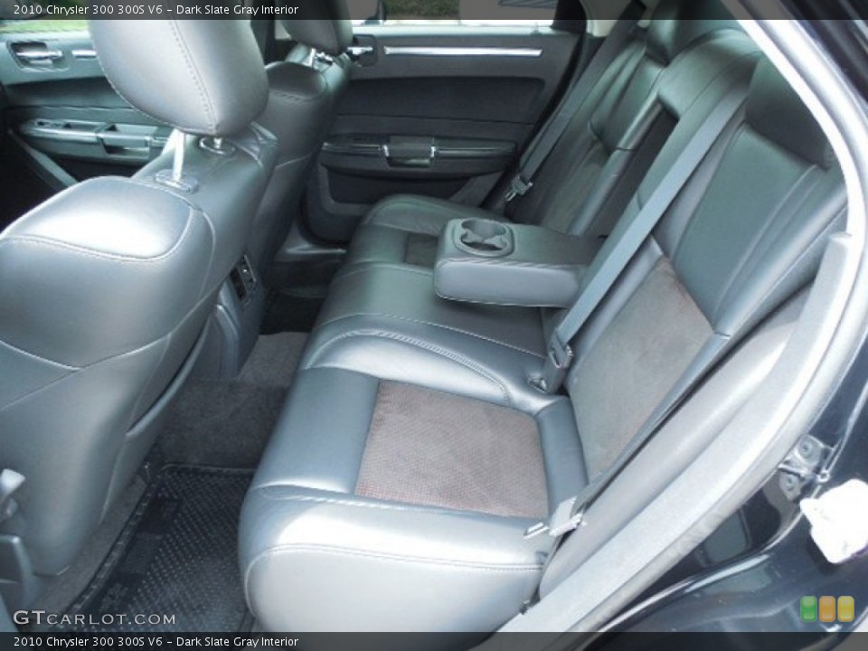 Dark Slate Gray Interior Rear Seat for the 2010 Chrysler 300 300S V6 #82637954