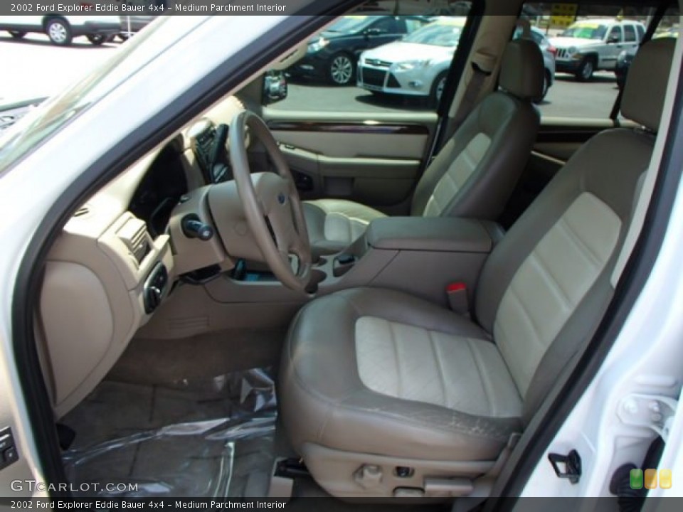 Medium Parchment Interior Front Seat for the 2002 Ford Explorer Eddie Bauer 4x4 #82644227