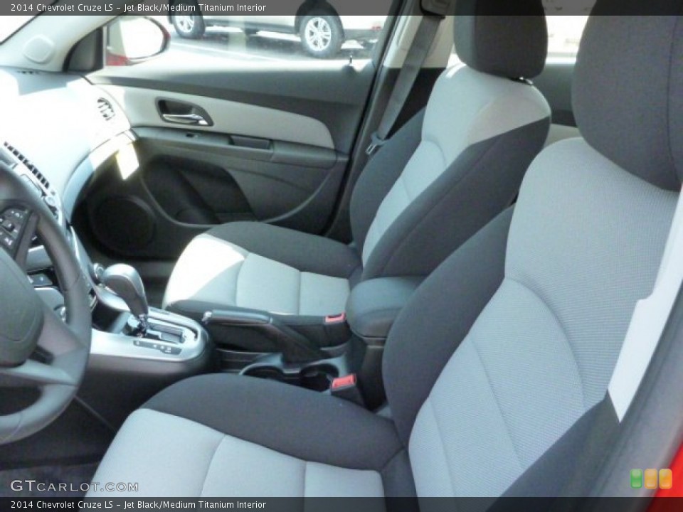 Jet Black/Medium Titanium Interior Front Seat for the 2014 Chevrolet Cruze LS #82647683