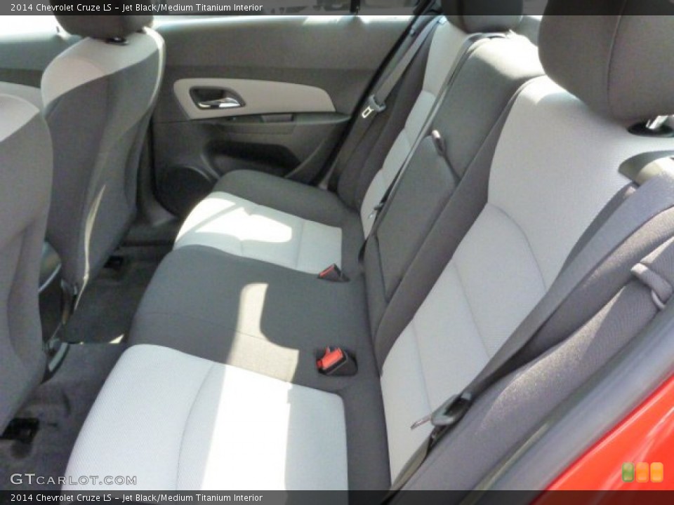 Jet Black/Medium Titanium Interior Rear Seat for the 2014 Chevrolet Cruze LS #82647706