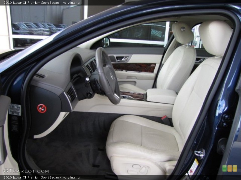 Ivory Interior Photo for the 2010 Jaguar XF Premium Sport Sedan #82650718