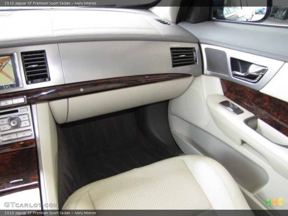 Ivory Interior Dashboard for the 2010 Jaguar XF Premium Sport Sedan #82650921
