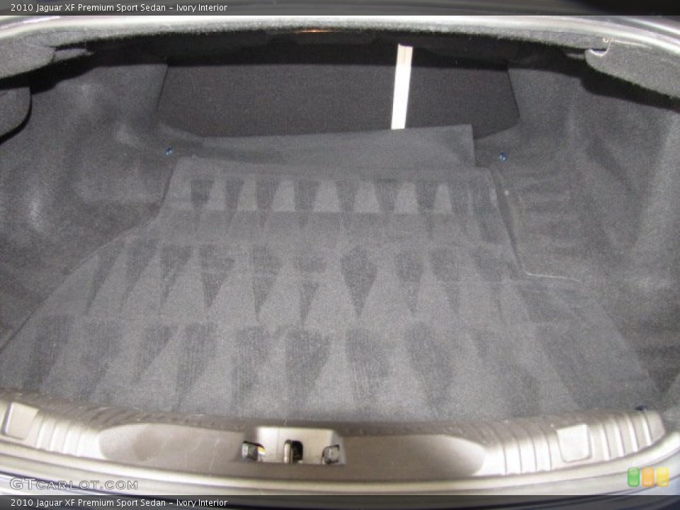 Ivory Interior Trunk for the 2010 Jaguar XF Premium Sport Sedan #82651740