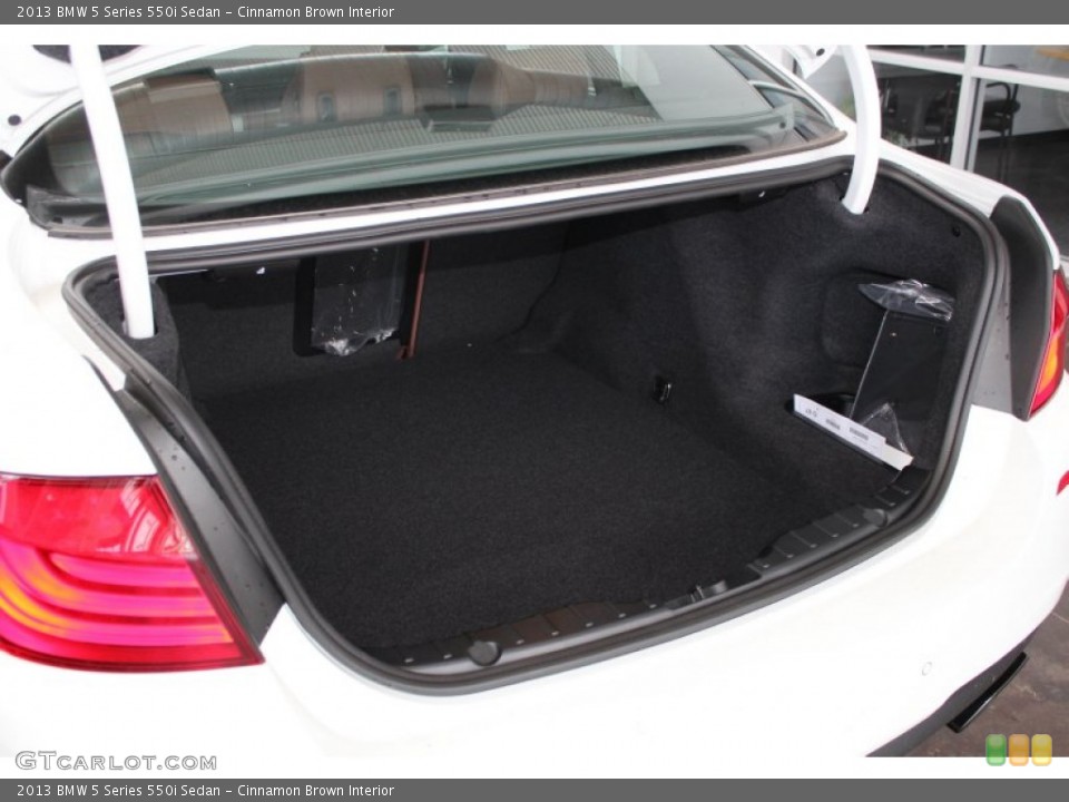 Cinnamon Brown Interior Trunk for the 2013 BMW 5 Series 550i Sedan #82651903