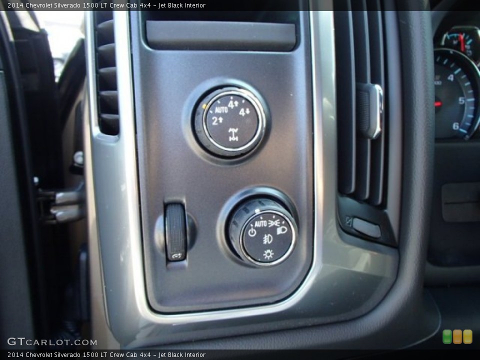 Jet Black Interior Controls for the 2014 Chevrolet Silverado 1500 LT Crew Cab 4x4 #82653370