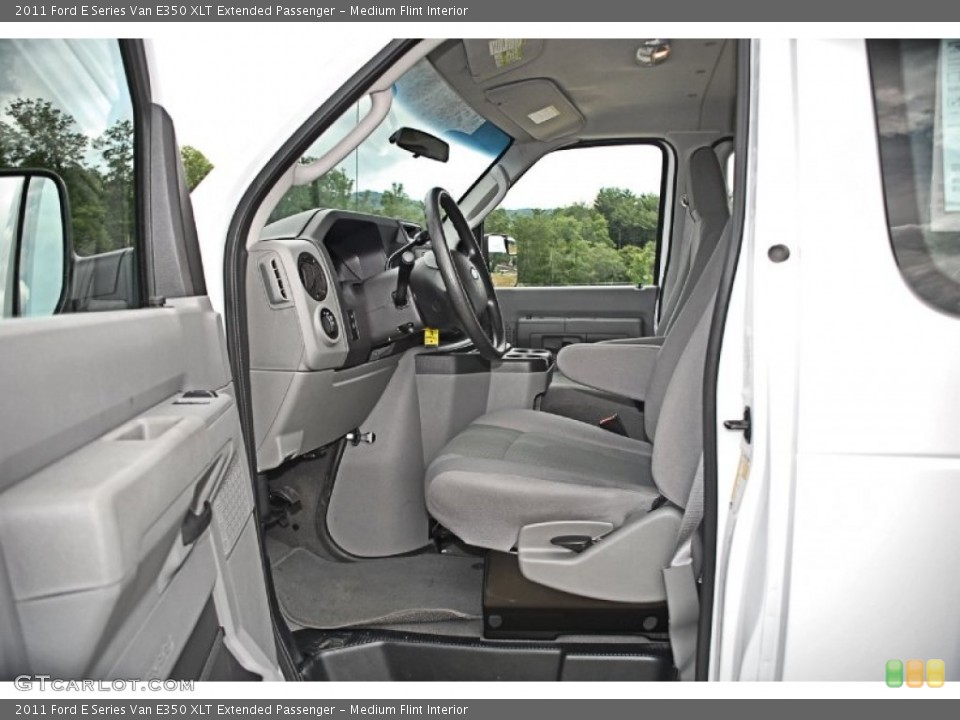 Medium Flint Interior Front Seat for the 2011 Ford E Series Van E350 XLT Extended Passenger #82653781