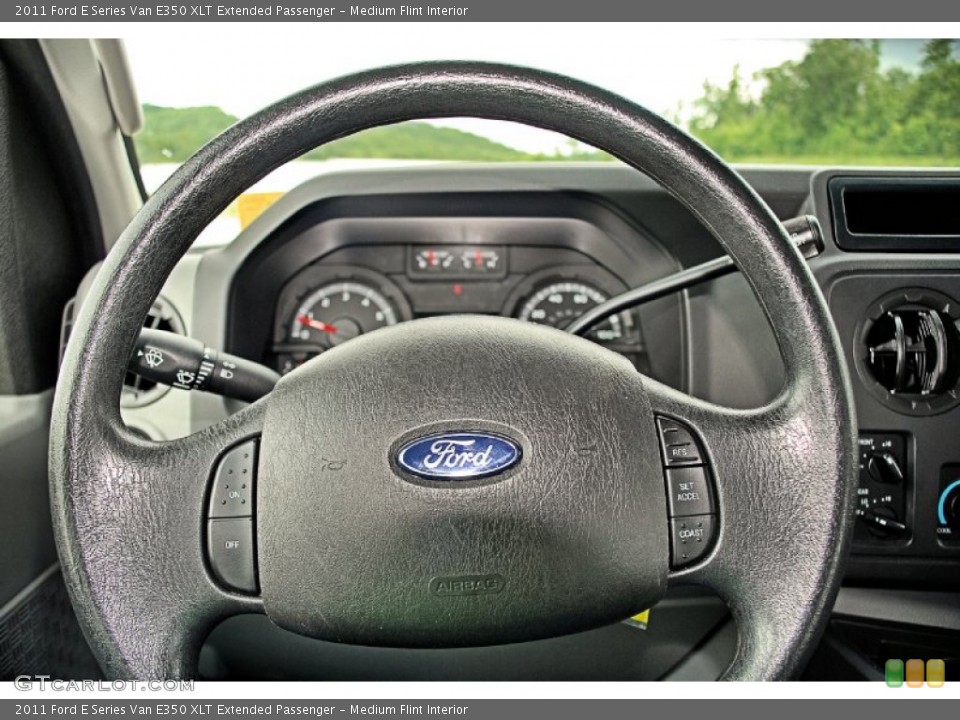 Medium Flint Interior Steering Wheel for the 2011 Ford E Series Van E350 XLT Extended Passenger #82653898