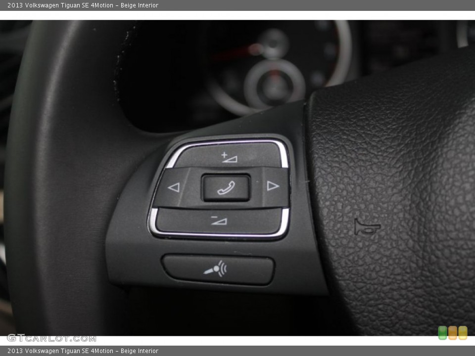 Beige Interior Controls for the 2013 Volkswagen Tiguan SE 4Motion #82656205