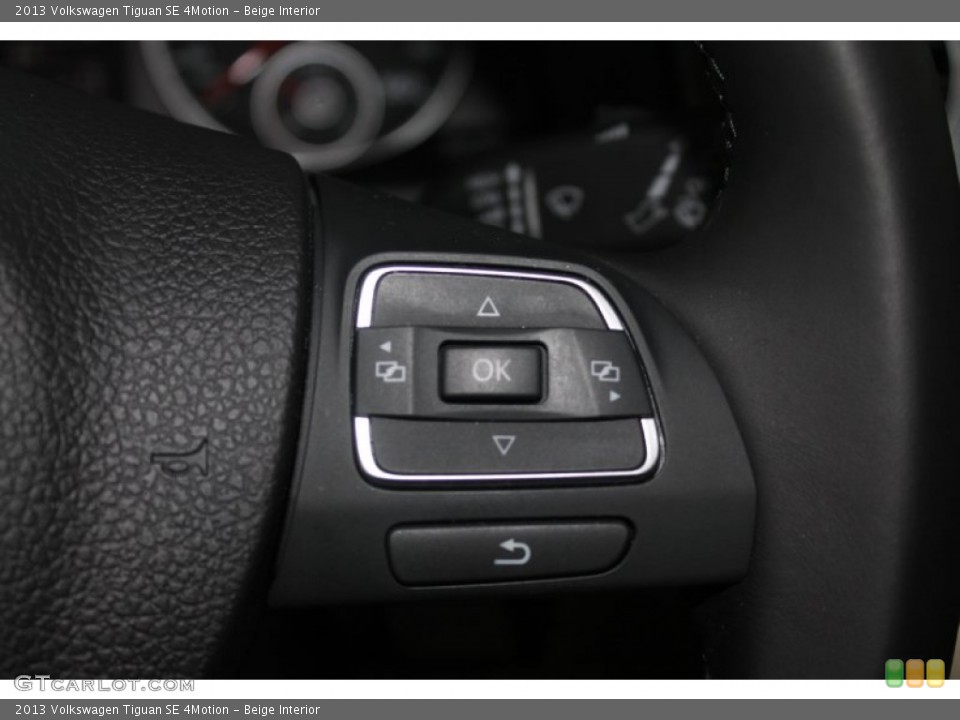 Beige Interior Controls for the 2013 Volkswagen Tiguan SE 4Motion #82656229
