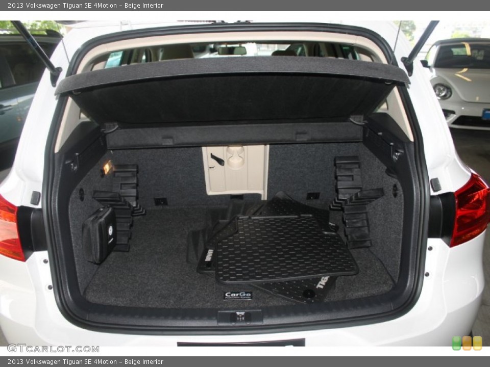 Beige Interior Trunk for the 2013 Volkswagen Tiguan SE 4Motion #82656509