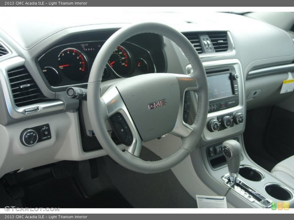 Light Titanium Interior Dashboard for the 2013 GMC Acadia SLE #82660646