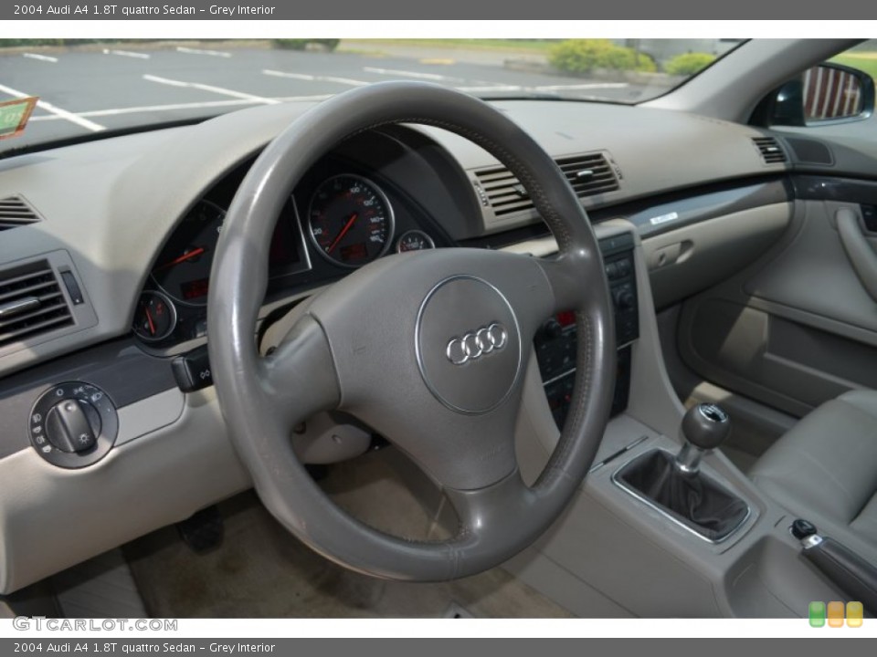 Grey Interior Steering Wheel for the 2004 Audi A4 1.8T quattro Sedan #82661437