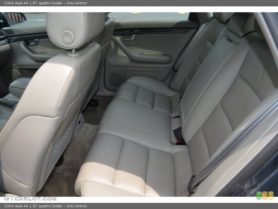 Grey Interior Rear Seat for the 2004 Audi A4 1.8T quattro Sedan #82661492