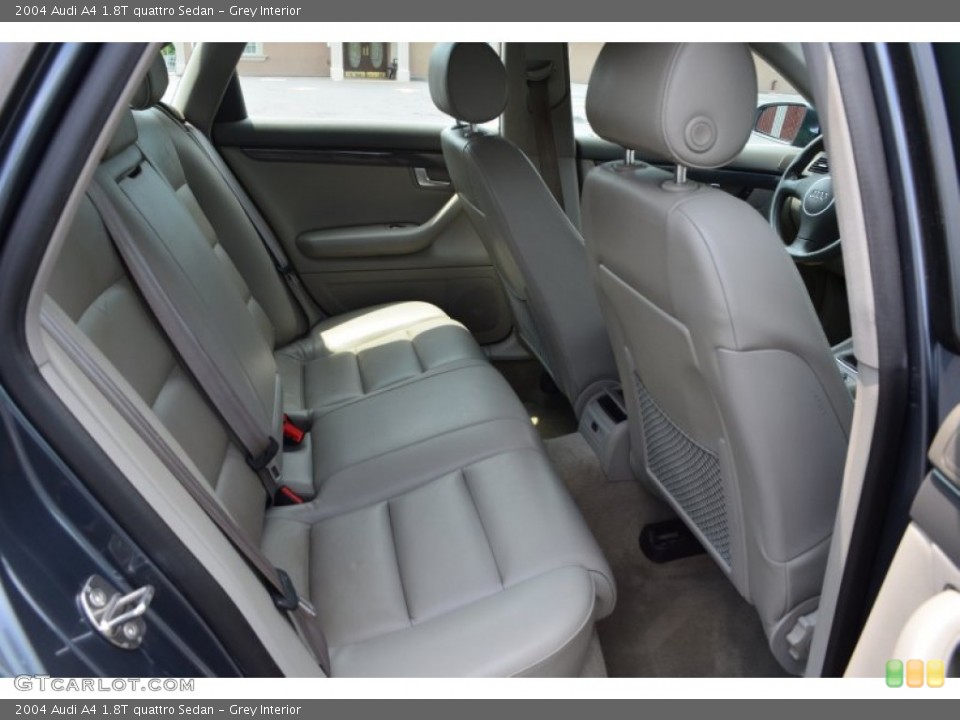 Grey Interior Rear Seat for the 2004 Audi A4 1.8T quattro Sedan #82661550