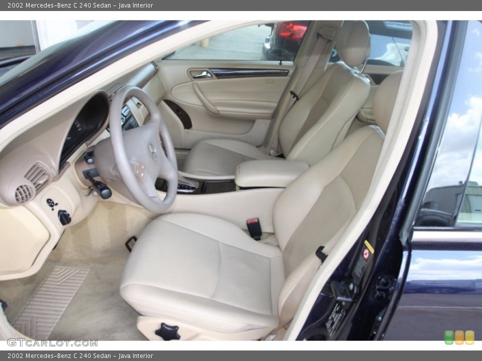 Java Interior Front Seat for the 2002 Mercedes-Benz C 240 Sedan #82662926