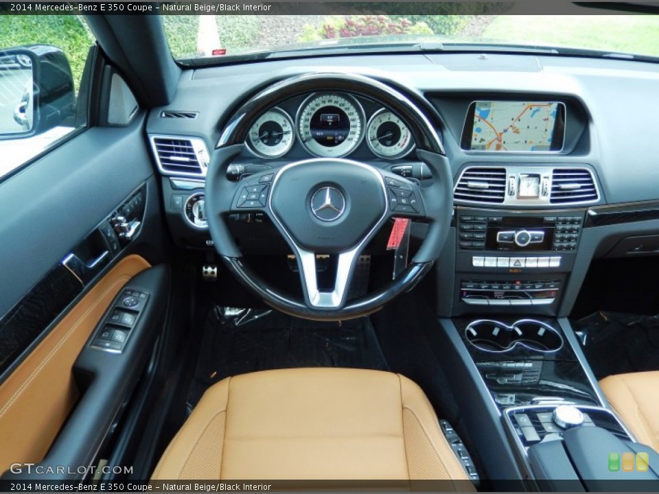 Natural Beige/Black Interior Dashboard for the 2014 Mercedes-Benz E 350 Coupe #82663435