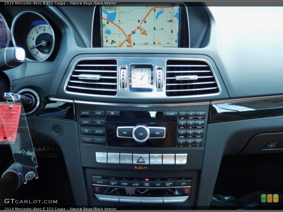 Natural Beige/Black Interior Controls for the 2014 Mercedes-Benz E 350 Coupe #82663484
