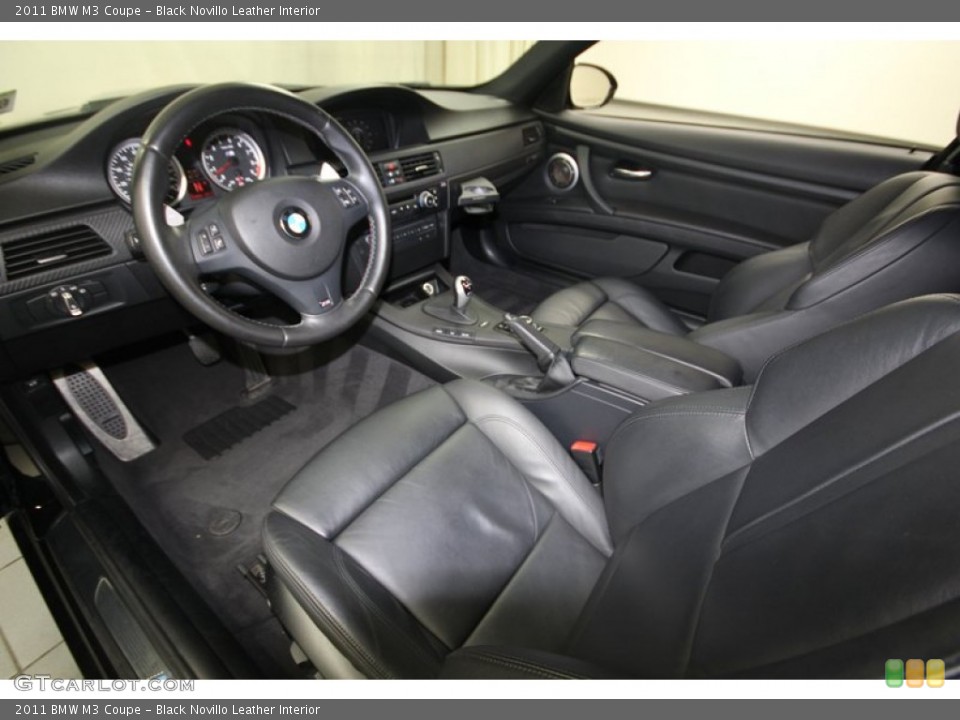 Black Novillo Leather Interior Prime Interior for the 2011 BMW M3 Coupe #82663507