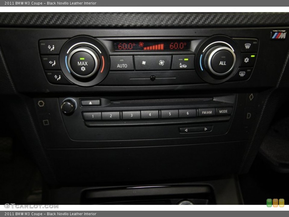 Black Novillo Leather Interior Controls for the 2011 BMW M3 Coupe #82663672