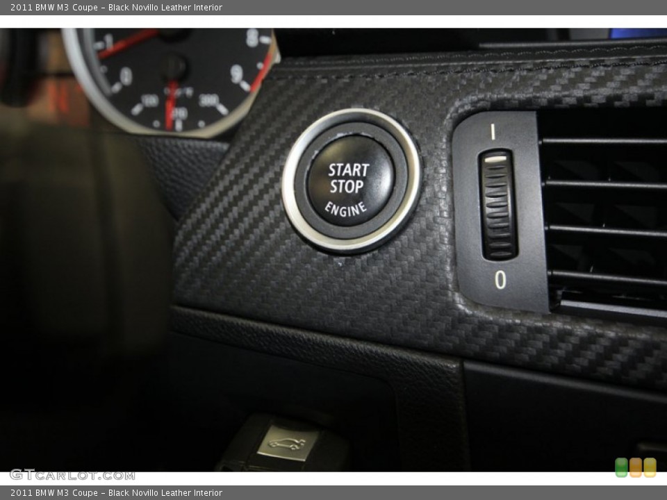 Black Novillo Leather Interior Controls for the 2011 BMW M3 Coupe #82663745