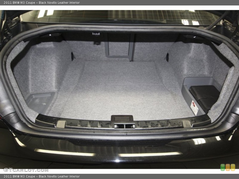 Black Novillo Leather Interior Trunk for the 2011 BMW M3 Coupe #82663861
