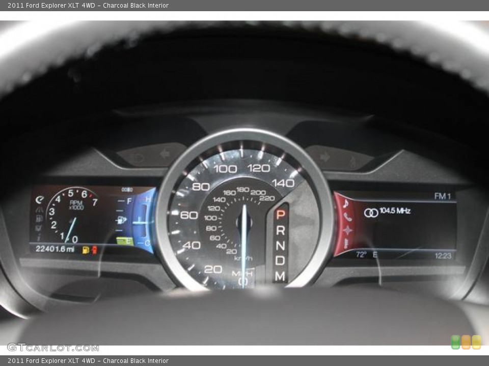 Charcoal Black Interior Gauges for the 2011 Ford Explorer XLT 4WD #82667071