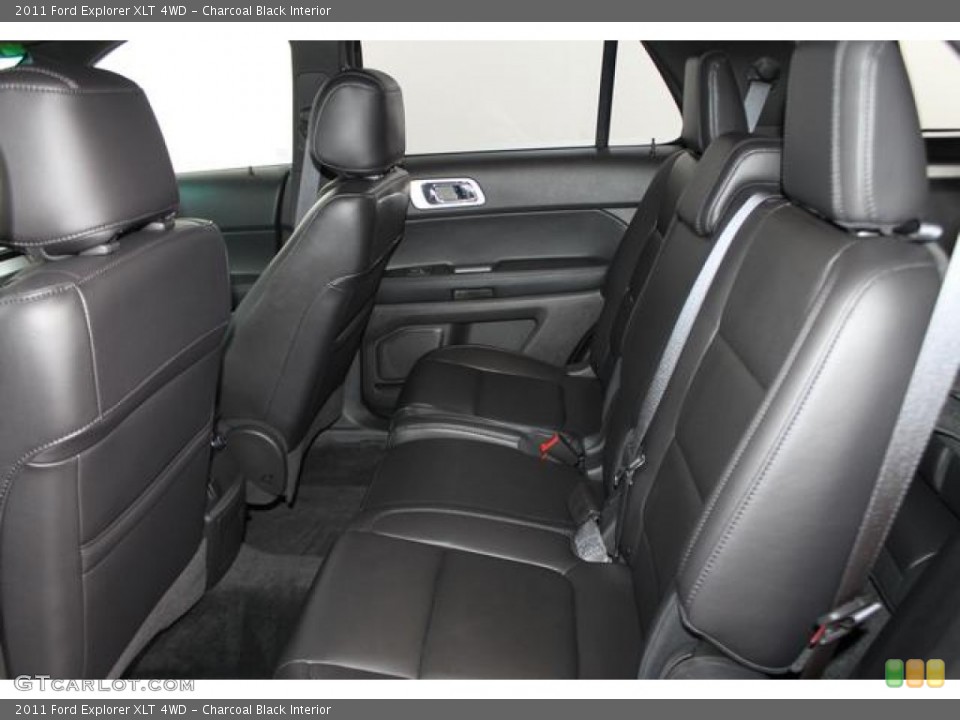 Charcoal Black Interior Rear Seat for the 2011 Ford Explorer XLT 4WD #82667143
