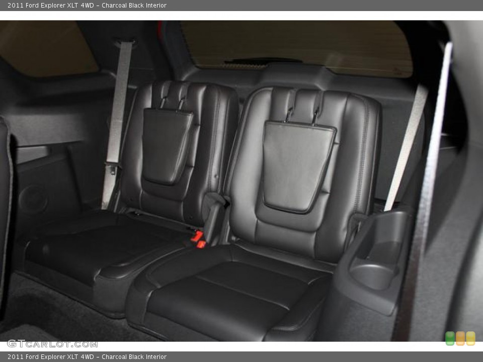 Charcoal Black Interior Rear Seat for the 2011 Ford Explorer XLT 4WD #82667148