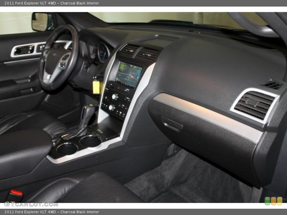Charcoal Black Interior Dashboard for the 2011 Ford Explorer XLT 4WD #82667182
