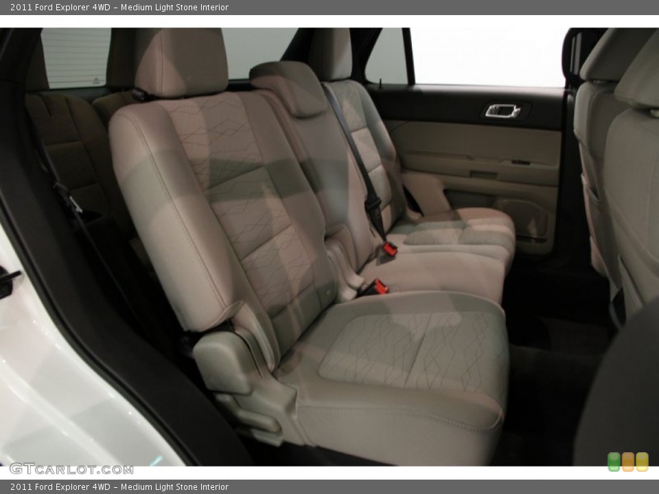 Medium Light Stone Interior Rear Seat for the 2011 Ford Explorer 4WD #82667218