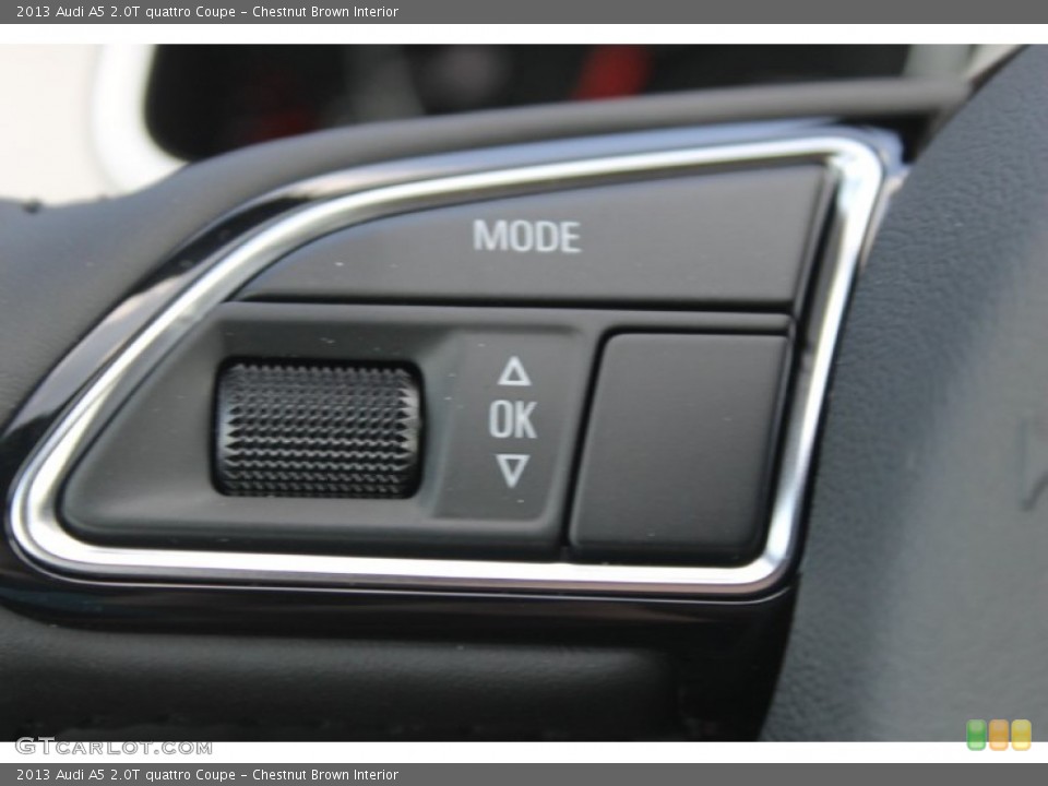 Chestnut Brown Interior Controls for the 2013 Audi A5 2.0T quattro Coupe #82667290