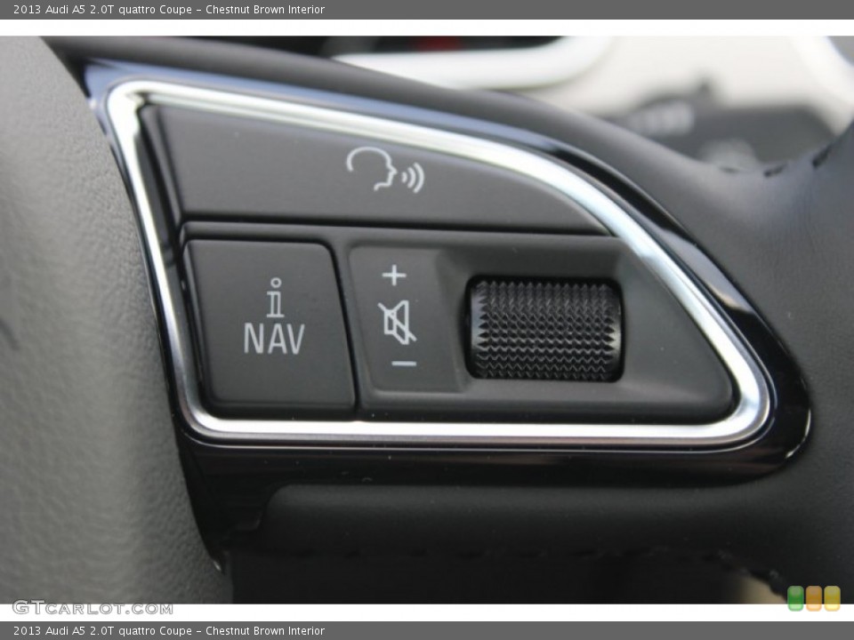 Chestnut Brown Interior Controls for the 2013 Audi A5 2.0T quattro Coupe #82667305