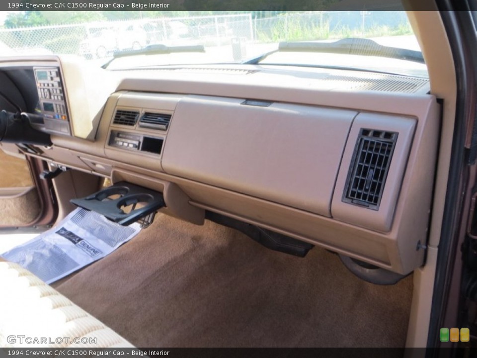 Beige Interior Dashboard for the 1994 Chevrolet C/K C1500 Regular Cab #82667800